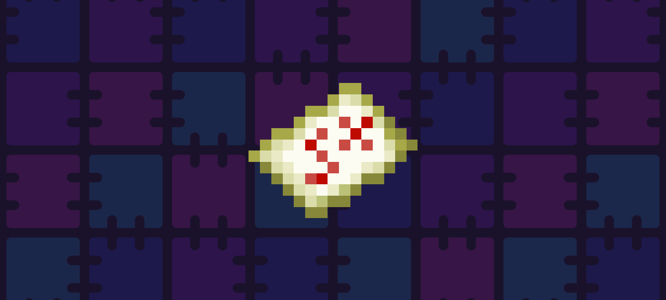 a Minecraft map, marked with an x